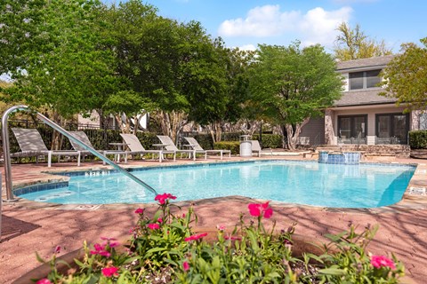 the swimming pool at the resort at glade springs at Canyon Creek, Austin, Texas